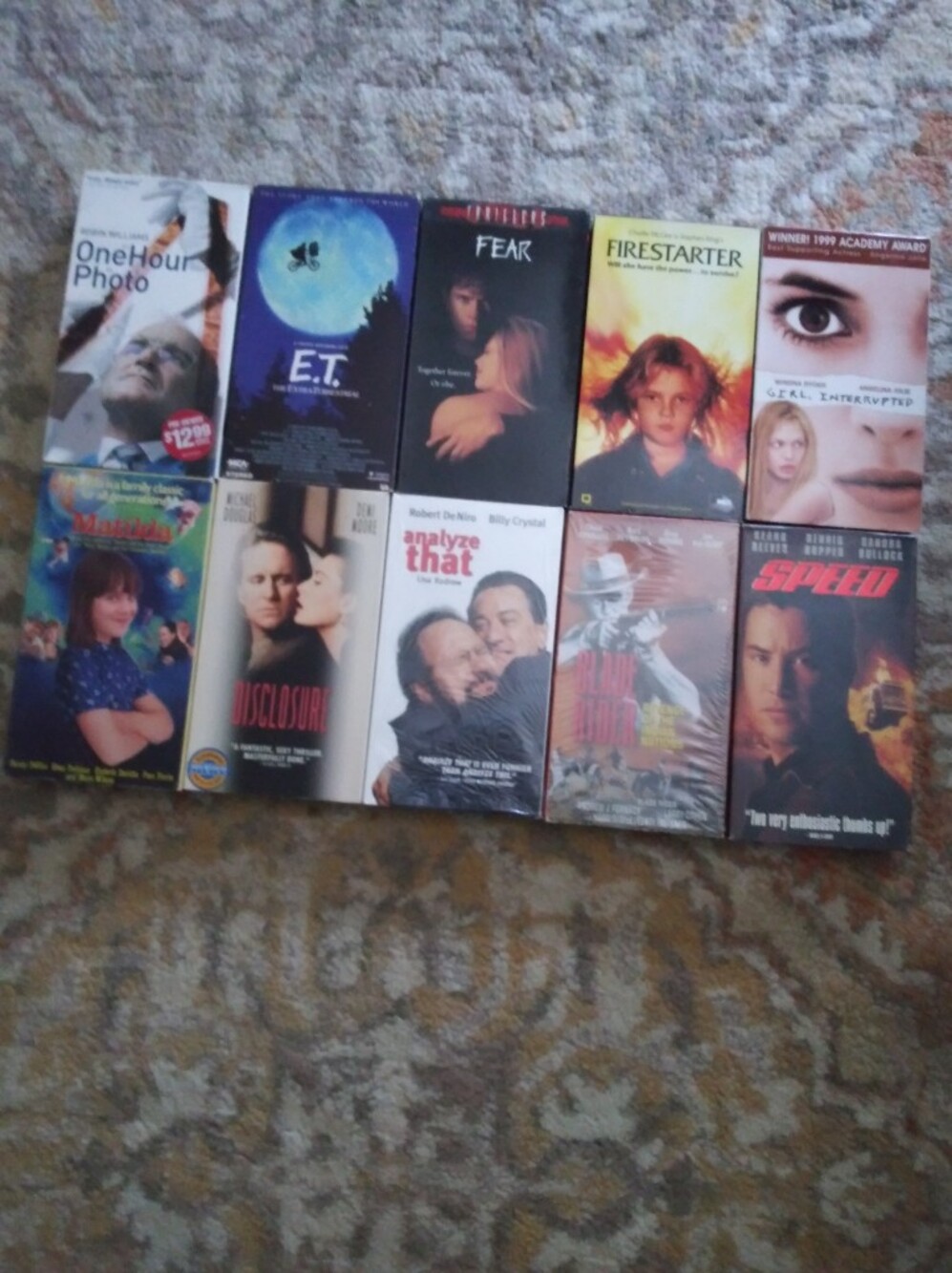 Lot Of 10 VHS